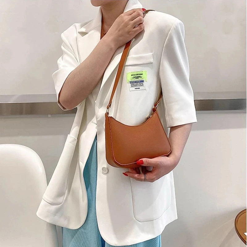 LuxeCharm Minimalist Shoulder Bag