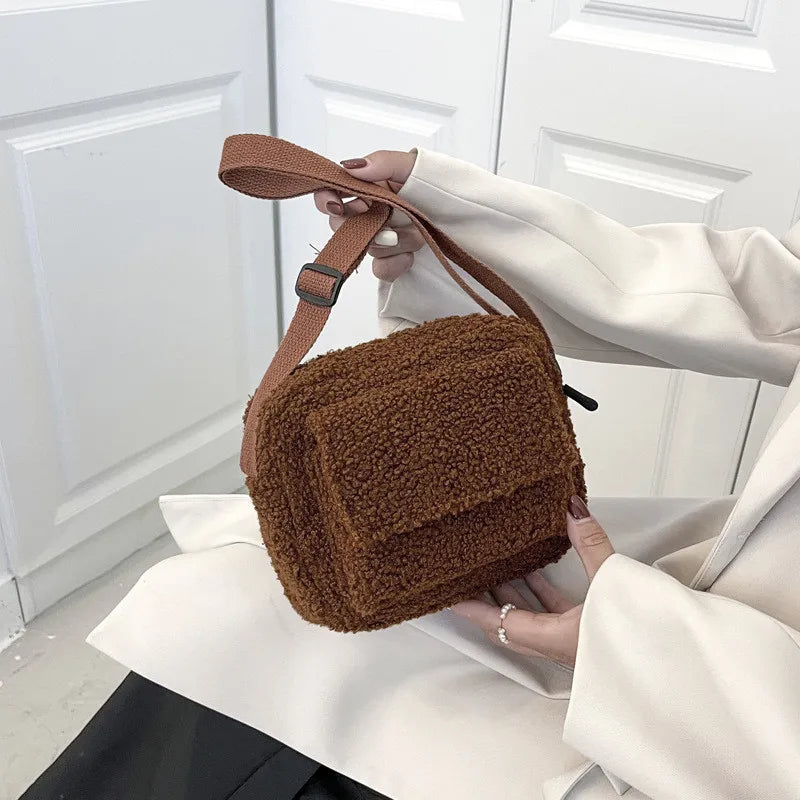 Corduroy Crossbody Mini Bag