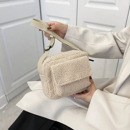 Corduroy Crossbody Mini Bag