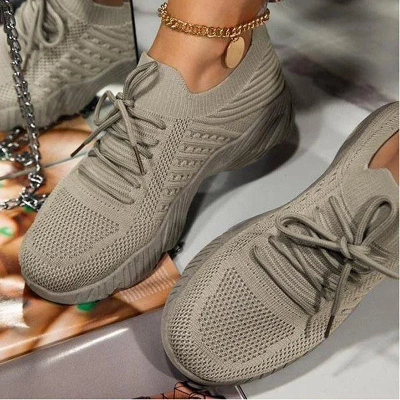BlushFlex Knit Sneakers