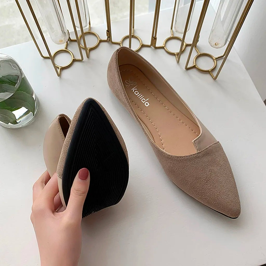 EleganceStep Women’s Pointed Toe Flats