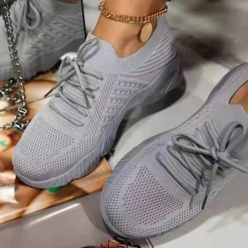 BlushFlex Knit Sneakers