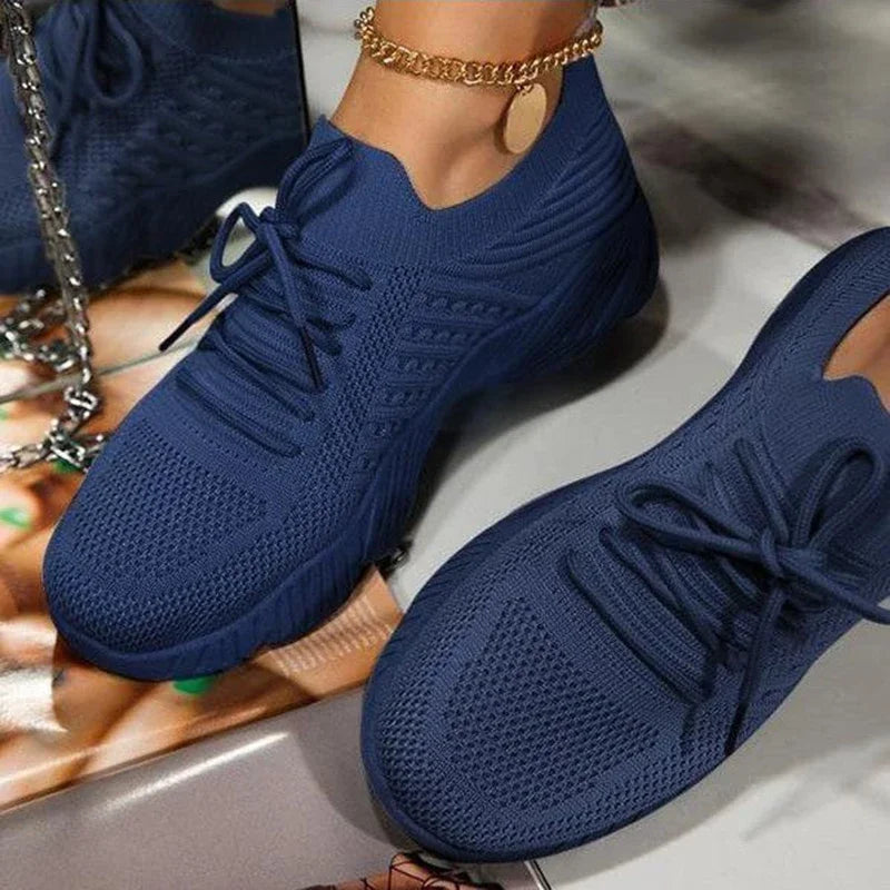 BlushFlex Knit Sneakers