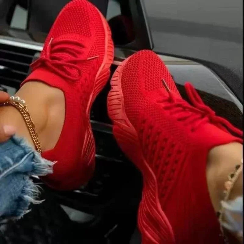 BlushFlex Knit Sneakers